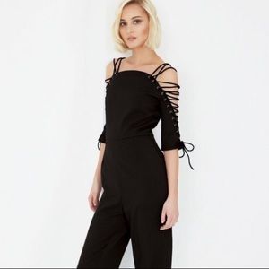 Lavish Alice Lace up Jumpsuit